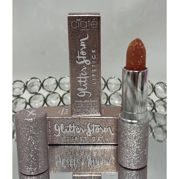 Ciate London Glitter Storm Metallic Lipstick Spark -NEW IN BOX - Picture 5 of 11